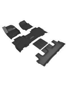 3D Maxpider 18-23 Ford Expedition Max Kagu Floor Mat- Black R1 R2 R3 - L1FR14801509
