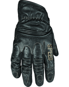 Speed and Strength Rust and Redemption Leather Gloves Black - Small - 878616