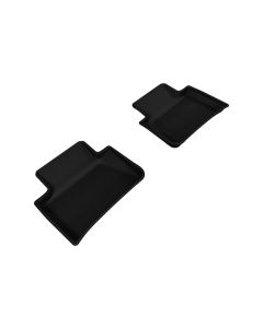 3D MAXpider 2014-2019 Porsche Macan Kagu 2nd Row Floormats - Black - L1PO01421509