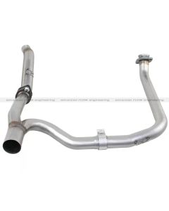 aFe Power Twisted Steel Loop Delete D/P & Y-Pipe SS 2in/2.5in 12-14 Jeep Wrangler (JK) V6 3.6L - 48-46210