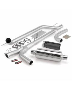 Banks Power 04-14 Nissan 5.6L Titan (All) Monster Exhaust System - SS Single Exhaust w/ Black Tip - 48123-B