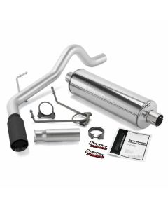 Banks Power Black Tip Single Exit Monster Exhaust System Toyota Tundra 3.4L 4.0L 4.7L 2000-2006- BANK-48130-B