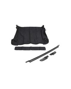 Rampage 2018-2022 Jeep Wrangler(JL) 4-Door Tonneau Cover w/ Tailgate Bar Kit - Black Diamond - 741036