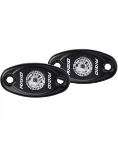 RIGID Industries Low Power Black Housing Red Pair A-Series- RIGI-482043