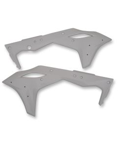Cycra 17-20 Kawasaki KX250F Powerflow Radiator Shrouds - White - 1CYC-1868-42