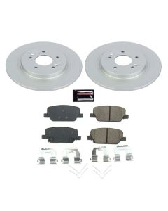 Power Stop 2019 Hyundai Santa Fe Rear Z17 Evolution Geomet Coated Brake Kit - CRK8310
