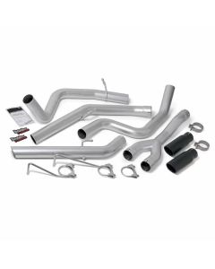 Banks Power 14-15 Dodge Ram 1500 3.0L Diesel Monster Exhaust System - SS Dual Exhaust w/ Black Tips - 48602-B