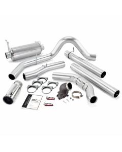 Banks Power 99-03 Ford 7.3L Monster Exh w/ Power Elbow - SS Single Exh w/ Chrome Tip - 48659