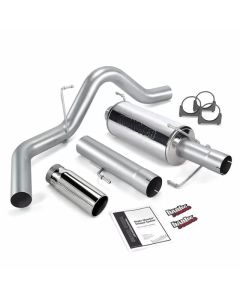 Banks Power 04-07 Dodge 5.9L 325Hp SCLB/CCSB Monster Exhaust Sys - SS Single Exhaust w/ Chrome Tip - 48700