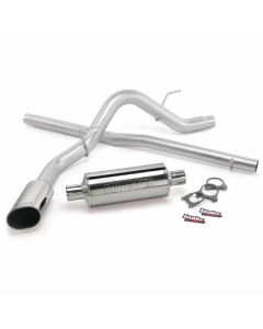 Banks Power Chrome Ob Round Tip Single Exit Monster Exhaust System Ford F-150 | Lincoln CCMB 2006-2008- BANK-48744