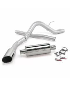 Banks Power Chrome Ob Round Tip Single Exit Monster Exhaust System Ford F-150 Raptor ECSB | ECSB-CCSB 6.2L 2010-2014- BANK-48755