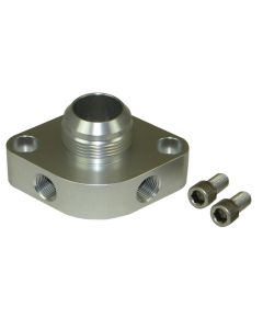 Moroso Chevrolet Big Block/Small Block Water Outlet Filler Neck -20An w/O-Ring & Two 3/8in NPT Ports - 63476