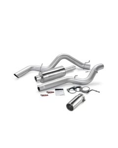 Banks Power 06-07 Chevy 6.6L CCSB Monster Exhaust System - SS Single Exhaust w/ Chrome Tip - 48939