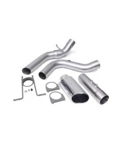 Banks Power Chrome Tip Monster Exhaust System 4-inch Single Exit Chevrolet 6.6L L5P 2017-2018- BANK-