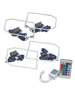 Oracle Chevy Silverado 14-15 Halo Kit Non-Projector Style - w/ Simple Controller - 2271-504