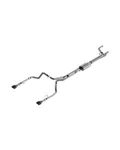 Borla 24-25 Chevy Silverado 1500 (6.2L V8) S-Type Cat Back - 3.5in Carbon Fiber Black Anodized Tips - 141000CFBA