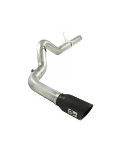 aFe Atlas Exhausts DPF-Back Aluminized Steel Exhaust Dodge Diesel Trucks 07.5-12 L6-6.7L Black Tip - 49-02016-B