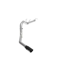 aFe Apollo GT Series 3-1/2in 409 SS Axle-Back Exhaust 17-20 Ford F-250/F-350 Black Tips w/o Muffler - 49-43116NM-B