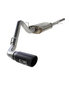 aFe MACHForce XP Exh CB, GM Silverado/Sierra 1500 2014 V*-5.3/6.2L Black tip - 49-44038-B