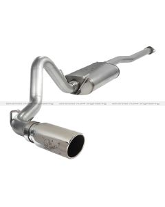 aFe MACHForce XP Exhausts Cat-Back SS-409 EXH CB Toyota Tacoma 05-13 V6-4.0L (Pol Tip) - 49-46001-1P