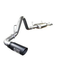 aFe MACHForce XP Exhausts Cat-Back SS-409 EXH CB Toyota Tundra 07-09 V8-4.7L (blk tip) - 49-46009-B