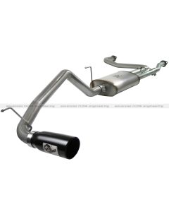 aFe MACHForce XP Exhaust Cat-Back 2.5/3in SS-409 w/ Black Tip 04-12 Nissan Titan V8 5.6L - 49-46102-B