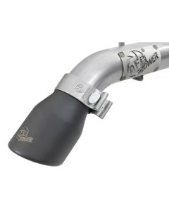 aFe MACH Force-Xp Axle-Back Exhaust System w/Black Tip 18-20 Jeep Wrangler L4-2.0T / V6-3.6L - 49-48070-1B