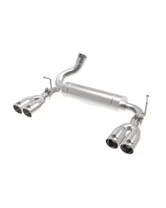aFe Rebel Series 2.5in 409 SS Axle-Back Exhaust Polished 07-18 Jeep Wrangler (JK) V6-3.6L/3.8L - 49-48086-P