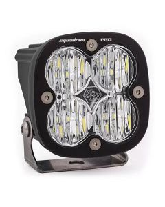 Baja Designs Squadron Pro Black Wide Cornering Pattern LED Light Pod - Clear - 490005