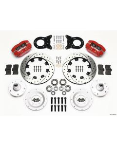Wilwood DP-DB Front Kit 12.19 Inch Drilled Red Ford Mustang 65-69- WILW-140-13344-DR