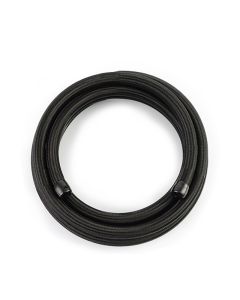 Mishimoto 15Ft Stainless Steel Braided Hose w/ -4AN Fittings - Black - MMSBH-04180-CB