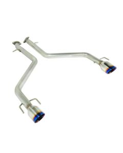 Remark 2021+ Lexus IS350 Axle Back Exhaust w/Burnt Double Wall Tip - RO-TTE4-D