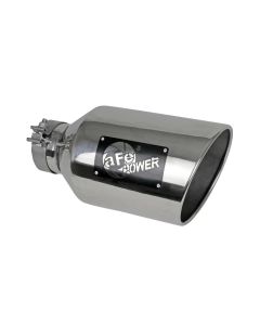 aFe Power MACH Force-Xp 304 Stainless Steel Clamp-on Exhaust Tip - Polished - 49T40801-P15