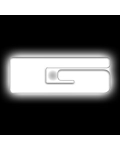 ORACLE Lighting Universal Illuminated LED Letter Badges - Matte Wht Surface Finish - G - 3140-G-001