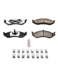 Power Stop 90-01 Jeep Cherokee Front Z36 Truck & Tow Brake Pads w/Hardware - Z36-477