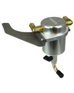 Moroso 15-19 Ford Mustang EcoBoost Air/Oil Separator Catch Can - Large Body - Billet Aluminum - 85523