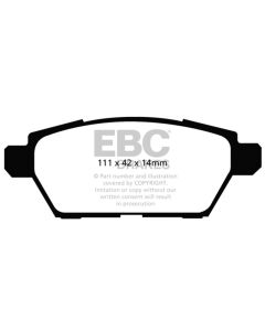 EBC 06-09 Ford Fusion 2.3 Ultimax2 Rear Brake Pads - UD1161