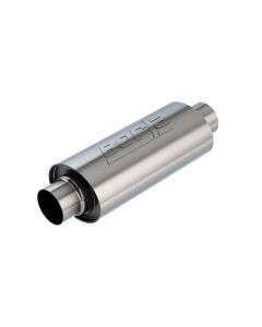 Borla Universal Muffler 5in. x 6.25in. X 13.5in. Body 18.5in. OAL 3in I.D. In/Out Brushed T-304 - 4ALEXR1993