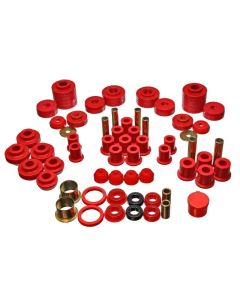 Energy Suspension 80-96 Ford F150 Std/Extra Cab Pickup Red Hyper-Flex Master Bushing Set - 4.18101R