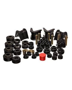 Energy Suspension 73-79 Ford F-150 Pickup 4WD Black Hyper-flex Master Bushing Set - 4.18107G