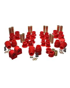 Energy Suspension 00-04 Ford Excursion 4WD Red Hyper-flex Master Bushing Set - 4.18120R