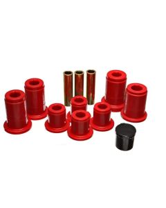 Energy Suspension Frt Control Arm Bushing Set - Red - 4.3168R