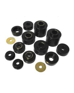 Energy Suspension 80-98 Ford F250/F350 / 80-92 Ford F100/F150 / 85-98 Ford F450 Black Body Mount Set - 4.4107G