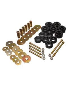 Energy Suspension 97-03 Ford F-100/F-150 2WD/F250 2WD & L-Duty Black Body (Cab) Mount Set - 4.4113G