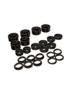 Energy Suspension 2005-07 Ford F-250/F-350 SD 2/4WD Reg Cab Body Mount Set - Black - 4.4121G