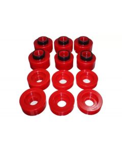 Energy Suspension 08-16 Ford F-250/F-350/F-450/F-550 Super Duty STD/Super Cab Red Body Mount Set - 4.4125R