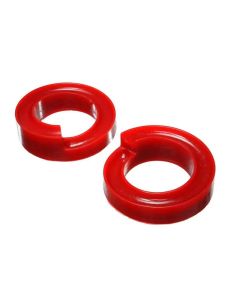 Energy Suspension 2005-07 Ford F-250/F-350 SD 2/4WD Front Coil Spring Isolator Set - Red - 4.6111R