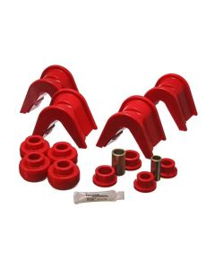 Energy Suspension 76-77 Ford Bronco/66-72 F-100/F-150 Red 4 Deg Offset Complete 14 Pc C-Bushing Set - 4.7105R