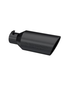 MBRP Black Coated 7" O.D. Rolled End 4" Inlet 18" Length Exhaust Tips - T5126BLK