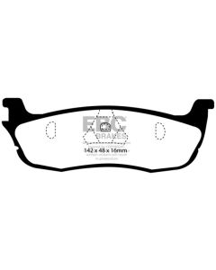 EBC 97-99 Ford Expedition 4.6 2WD Greenstuff Rear Brake Pads - DP61601